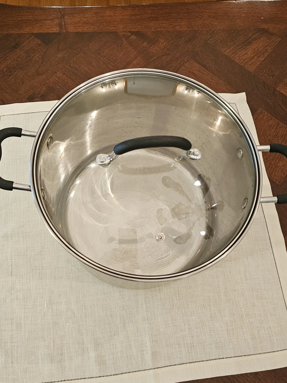Hamilton Beach 9 Qt Stainless Steel Stock Pot w Lid Large Soup Chili Seafood Pot